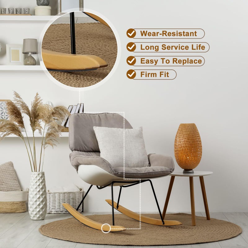 uxcell Felt Strips with Adhesive Backing, 16 Pcs 1/2"" x 6"" x 0.12"" Anti Scratch Furniture Felt Tapes Self-Stick Pads for Protecting Hardwood Floor, White - Image 5